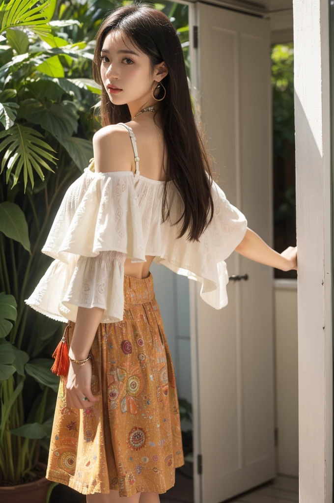 Fashion in the 70s was diverse.、Characterized by boldness and retro-futurism。Here are some elements and styles of fashion in the 70s：Hippie style：Early 1970s，Hippie style仍然非常流行，Tassels included、Ethnic print、Loose skirts and tops。This style emphasizes naturalness and handcrafted。

