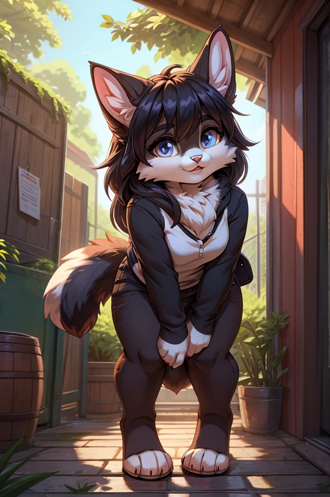 ((((sfw)))), uploaded the e621, beautiful and detailed,woman (((female))) ((anthro)) hyena, Ross Tran, by ruan jia, by zaush, by foxovh, lighting cinematic, seductor, hyena, thighighs, (huge chest), full body view, (anthro, fluffy fur, character focus:1.1), 1girl, anthro dog girl, body fur, solo, medium breasts, (thick thighs), curvy, biki big ass sexy ass sexy , (heart-shaped pupils), sexy, seductive, fall in love girl, nice, cute, naughty face, , big aureola show , Black hair with blue highlights inside butt visibile saliva ((She is showing her sensuality) ( blue collar.) hottest hot 1st position for sexy blue eyes confortable naughy face anime-style cartoon-style with blue hair , sexual expression.) , best quality, High Definition Beautiful woman, beautiful face woman bending over in the street showing her butt, patterns flowers dress, with a beautiful smile, beautiful face, long hair, no thong, no underwear, , beautiful , market (((Duo)))