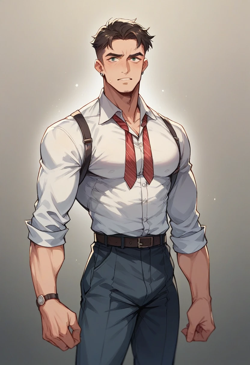 Create a very handsome young executive