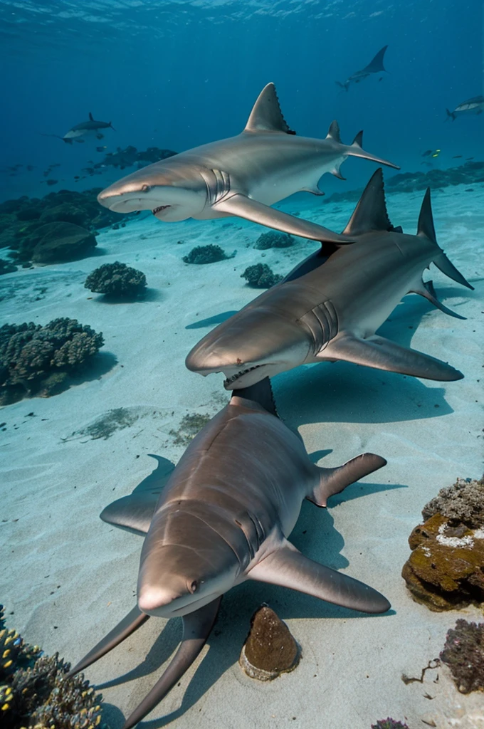 hammerhead sharks