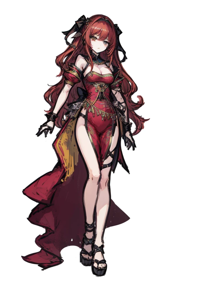 1girl, terracotta hair, actiz, noble, elegant, beautiful clothes, (high resolution, high detail, best quality), 
black background, sexy