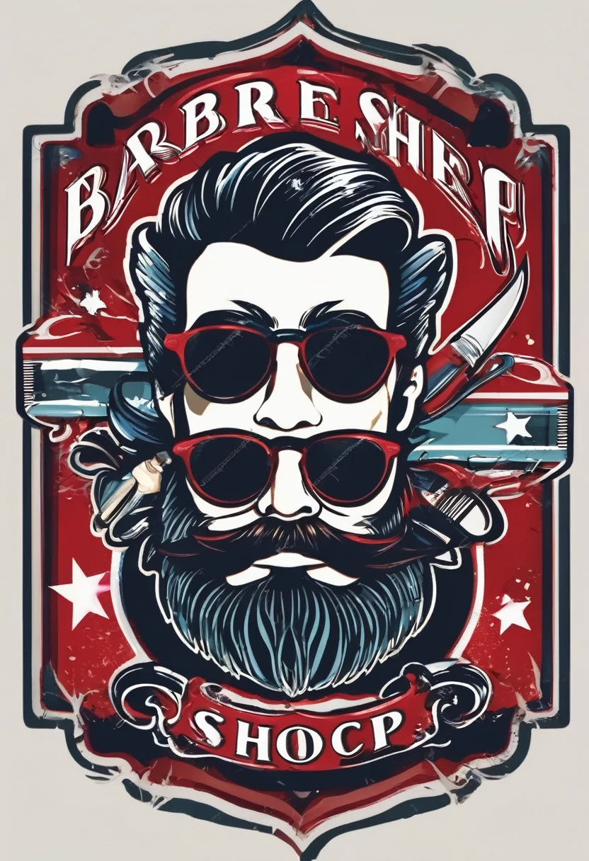 barber shop logo
