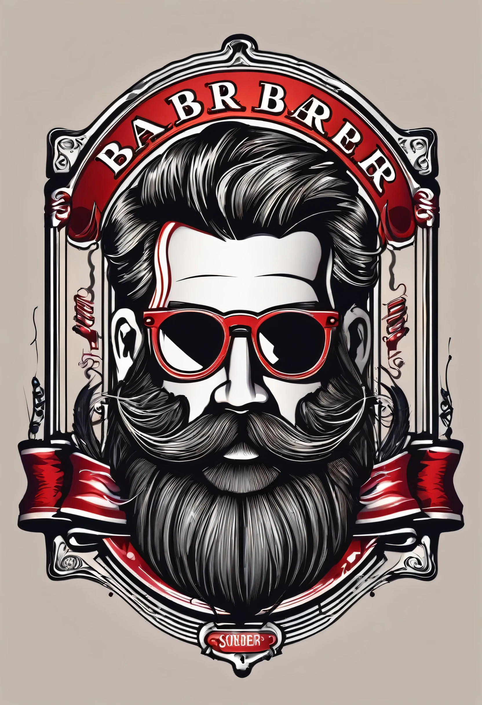barber shop logo