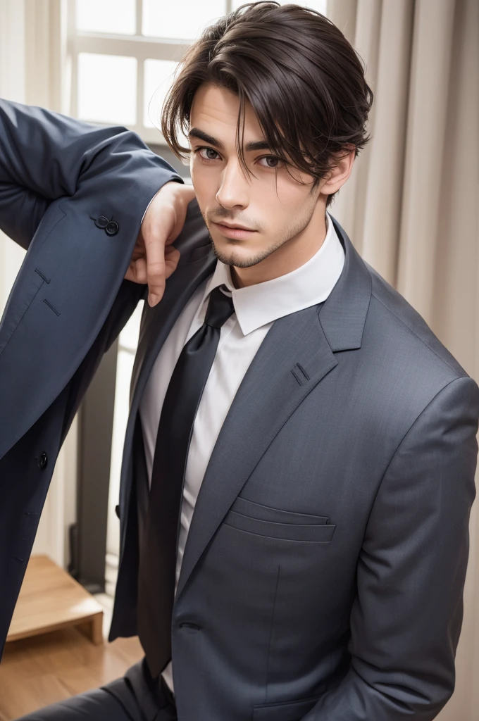 man in suit, natural self image