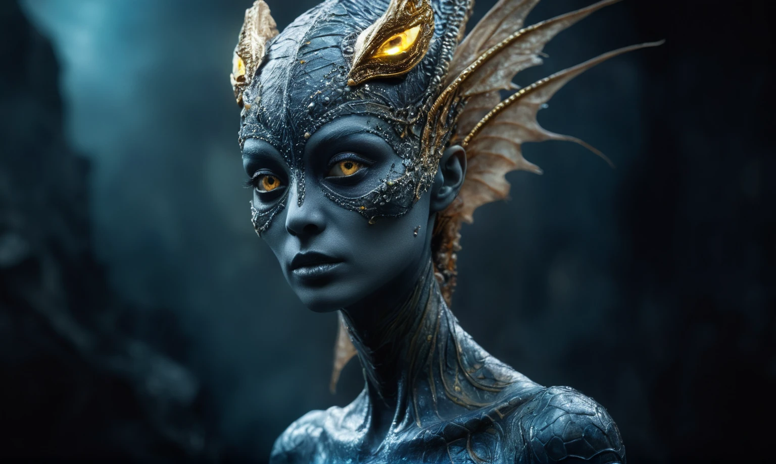 Magical plant ghost flower, ghost flower,carismatic，Incredible，terror ,extremely detailed,intricate details,eyes extremely detailed, high detailed eyes,16k resolution, realistic humid skin,extremely intricate details,Epic Realistic,face anatomically correct,Ultra HD,HDR, natural skin textures, hyper realism,realistic skin texture, hyper detailed,extremely Realism,Ultra Detailed,body logically correct,full body length shot,beggar graphite dark fantasy, Alien Nordic reptillian from venus and norway, captivating,Cinematic,soft colors, Technicolor,natural skin textures, hyper realism, hyper detailed,Extremely detailed,High contrast,Masterpiece,Realistic,Ultra Detailed, intricate details,realistic humid leather,extremely intricate,Epic Realistic, cinematic style,irina yermolova,high contrast,hdr,extremely detailed, [deep night landscape],masterpiece,intricate details,faded,eyes extremely detailed, high detailed eyes,16k resolution,RAW,retina, Nikon Z9,China,Songbird,orc, Guangxi Zhuang of China,tkt style, Pisces, perfect, ginger，transition between two art styles, Ink painting to photorealism, Double contact, X-ray, Creative, vivid light, masterpiece, fantasy, Abstract, Surrealism, super detailed, high resolution, stop:35,(((creature with a spectral and ghostly appearance)). Her skin is pale, almost translucent.wears dark, ancient rock paintings of the first people,of sharkfish's leather,dark fantasy, Alien Nordic reptillian from venus and norway, captivating, in vibrant jewels.... Her accessories include high tech quantum neural lace and glowing gold plasma body sheath, eyes glowing, bokeh, lens flres, fisheye lens, perfect composition, beautiful detailed intricate insanely detailed octane render trending on artstation, 8 k artistic photography, photorealistic concept art, soft natural volumetric cinematic perfect light, chiaroscuro, award - winning photograph, masterpiece, oil on canvas, raphael
