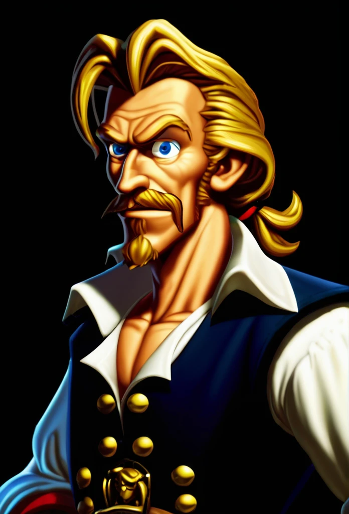 Guybrush threepwood, mighty pirate, monkey island, portrait