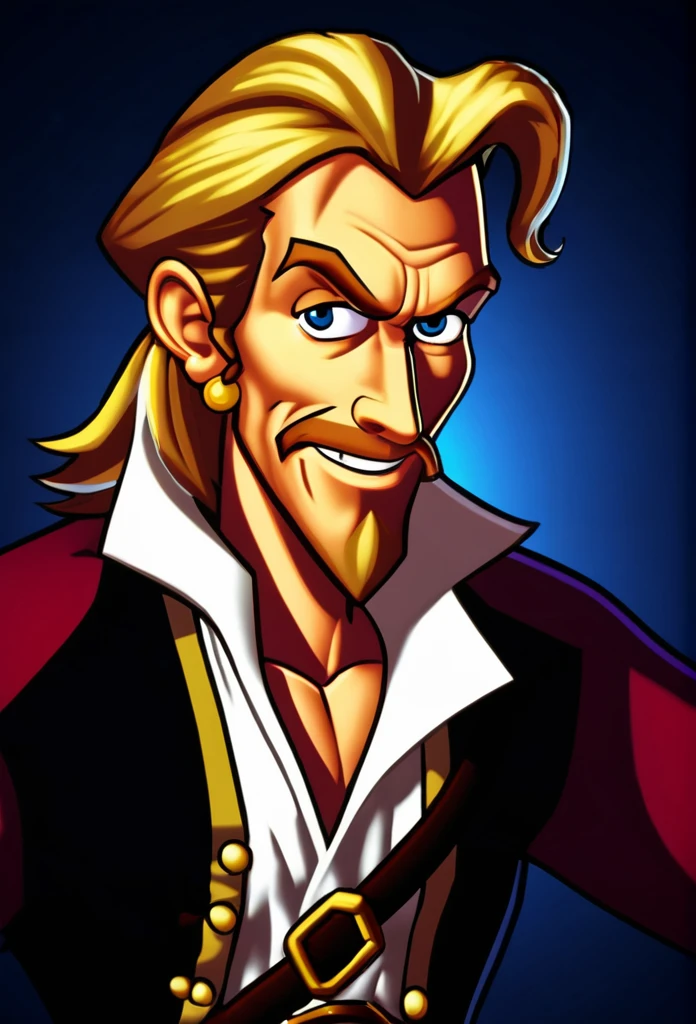 Guybrush threepwood, mighty pirate, monkey island, portrait