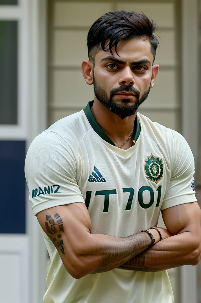 Virat Kohli with icc t20 world cup 2024 full hd image