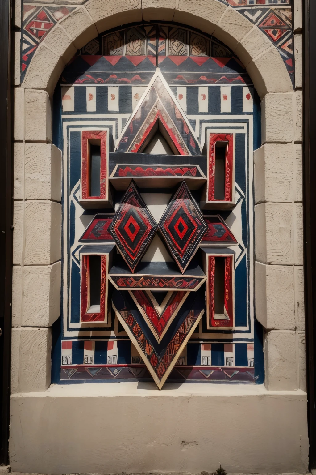 ((best qualityer)), ((work of art)), (detailded), LA in Aztec letters