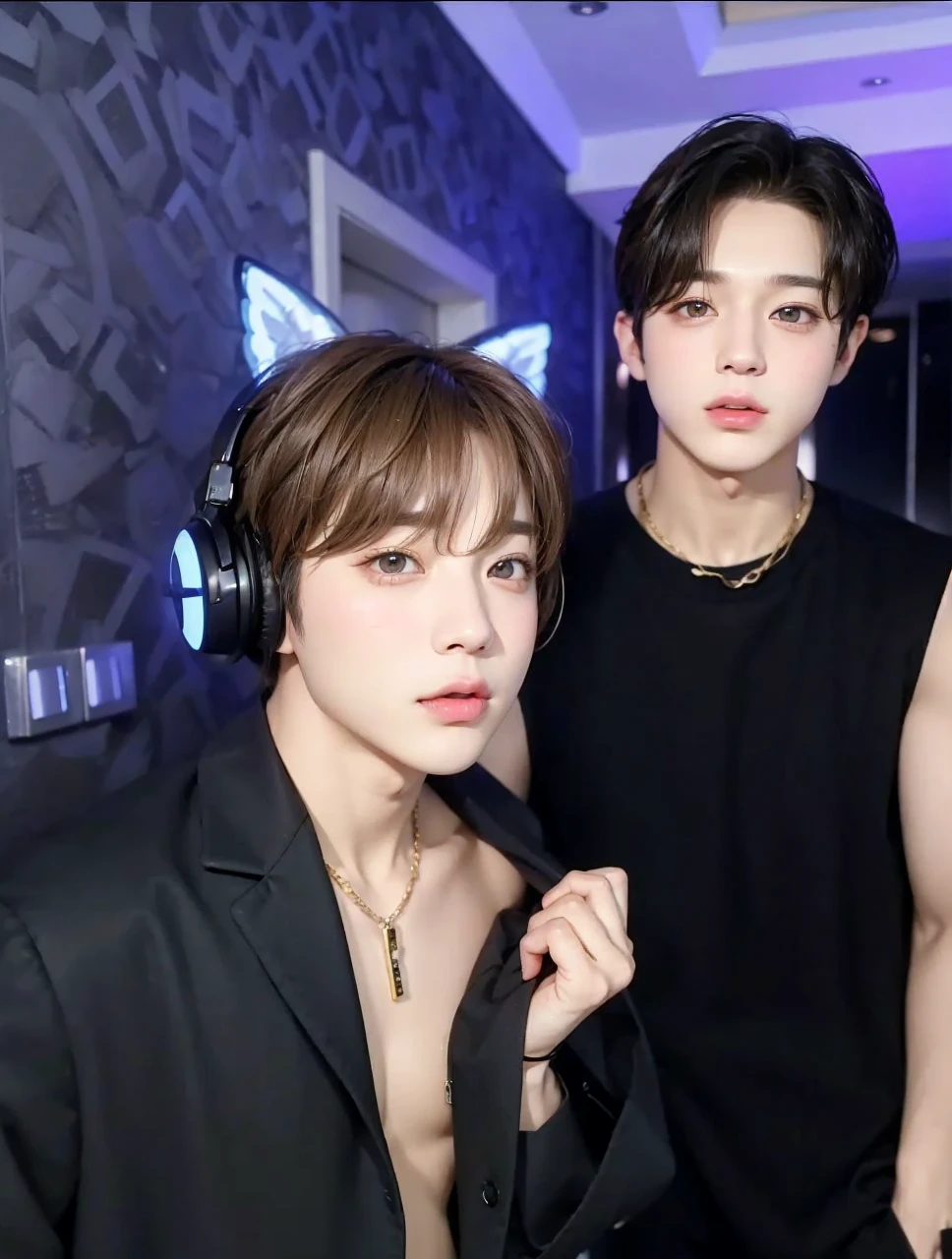 Jimin and jungkook cute and tender. Two very handsome and cute boys. big eyes and full lips, angelic and very attractive appearance.
