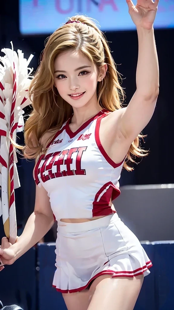 Blurred dark background、Cheerleader kin