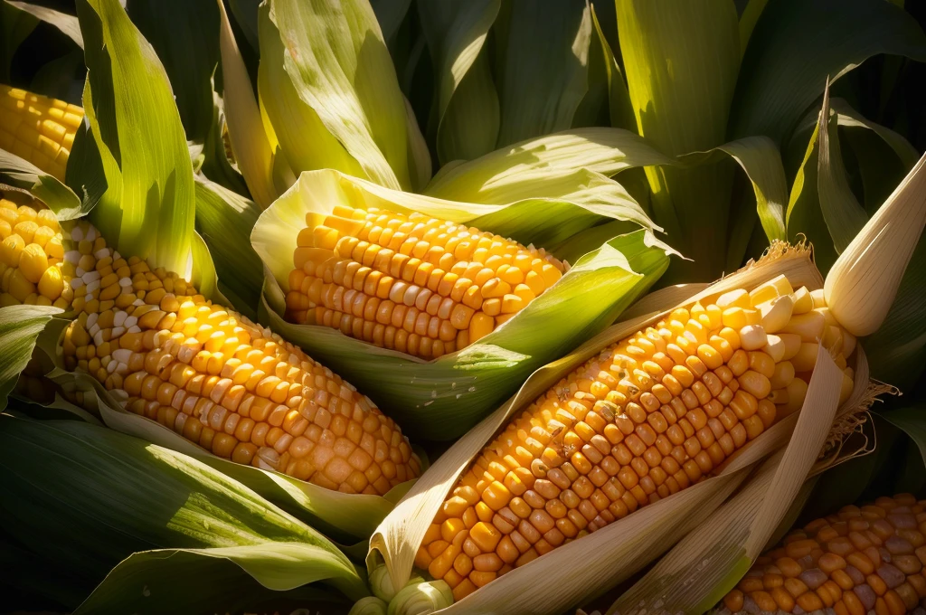 there are many corns that are on the cob in the field, corn, corn on a cob everywhere, shutter, texture, By Rhea Carmi, corn floating in ocean, Close-up photos, in stock, tall corn in the foreground, author:Harold von Schmidt, author:Whitney Sherman, high-definition, Close-up portrait, author:by Linda Sutton (Linda Sutton), Close-up photosgraph, high resolution