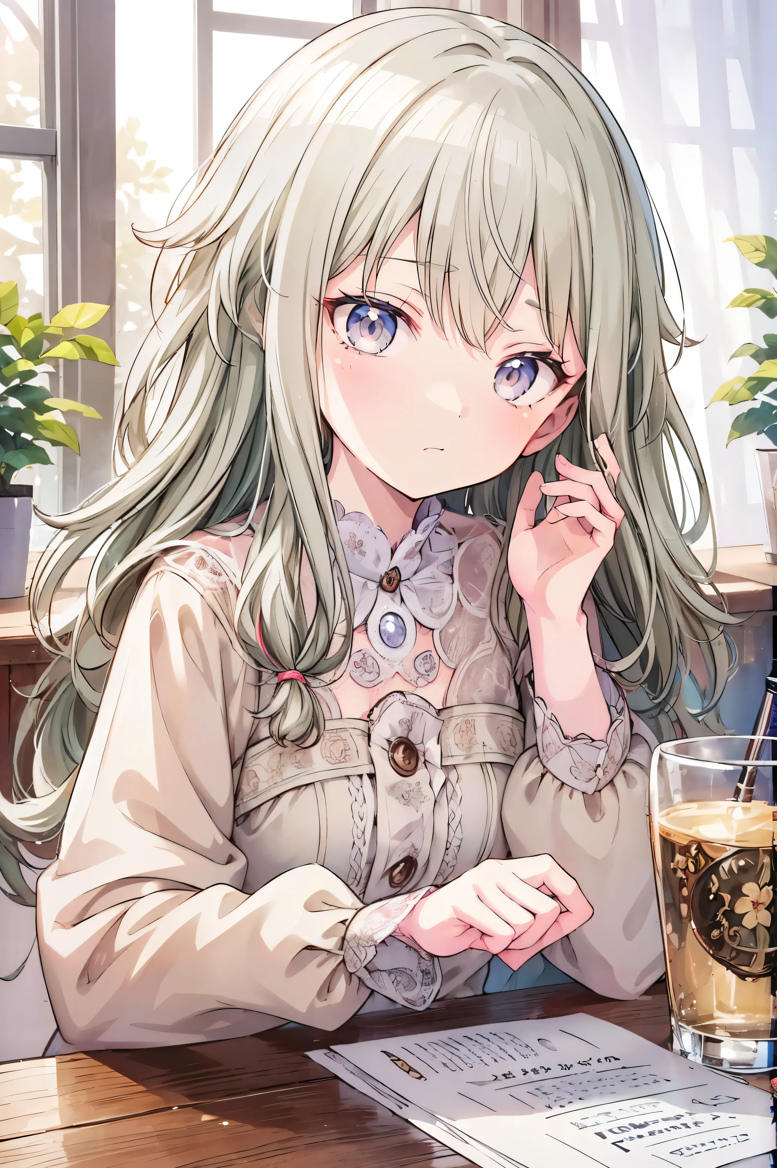 (Tabletop:1.2)、masterpiece、Best image quality、Front facing、Face the camera、Fluffy hair、Delicate eyes、A lovely big smile, 最high quality、Mature Girl、1 person、masterpiece, Most detailed, high quality、Shiny Hair、Very fine and beautiful bright eyes、nose blush、Very detailed, clear and beautiful face, Awards, (Anatomically correct)、Reach out