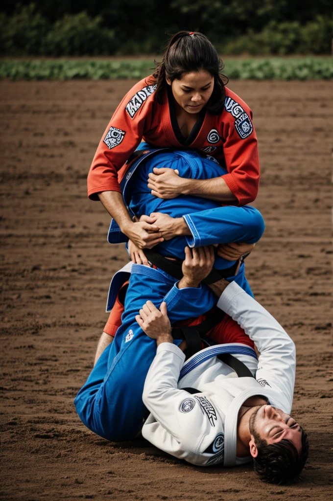 A veggie jiu jitsu