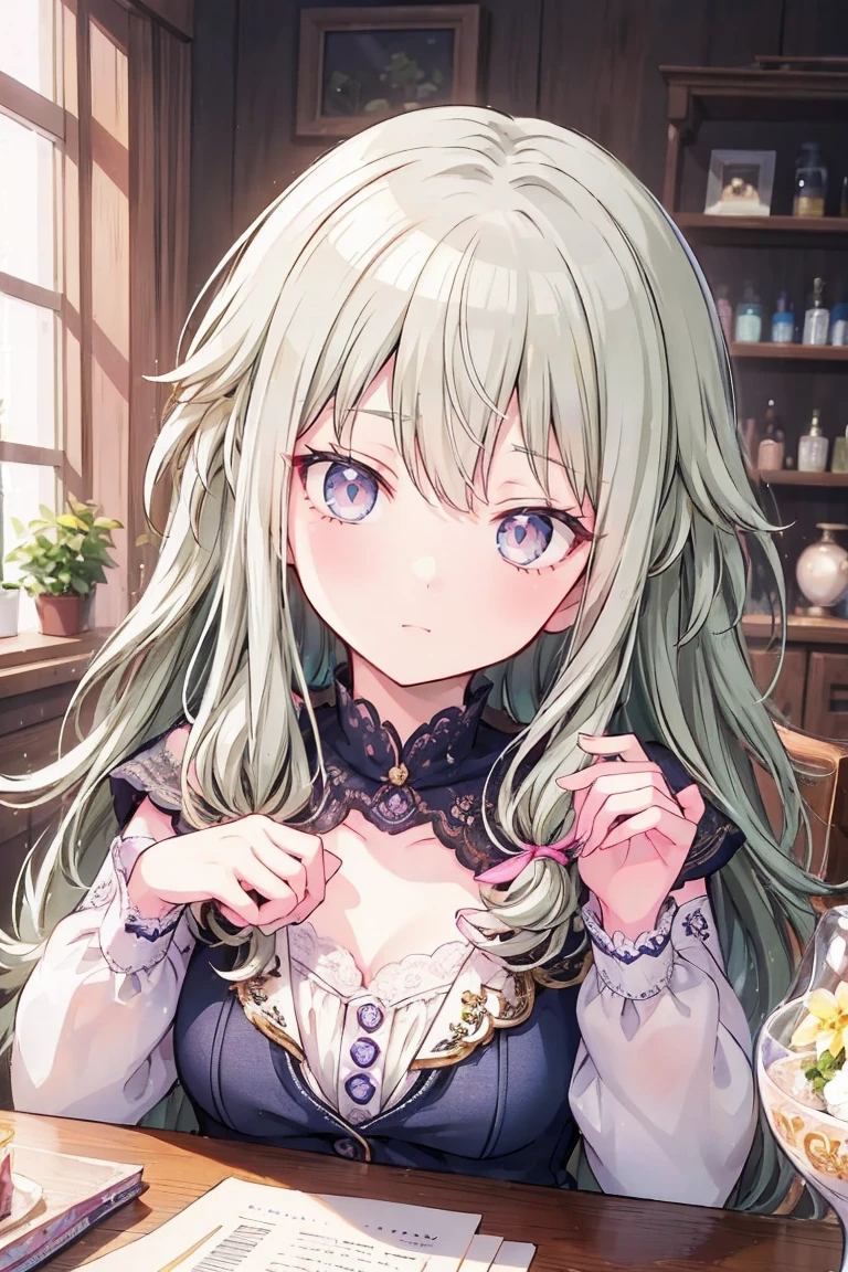 (Tabletop:1.2)、masterpiece、Best image quality、Front facing、Face the camera、Fluffy hair、Delicate eyes、A lovely big smile, 最high quality、girl、1 person、masterpiece, Most detailed, high quality、Shiny Hair、Very fine and beautiful bright eyes、nose blush、Very detailed, clear and beautiful face, Awards, (Anatomically correct)、Reach out