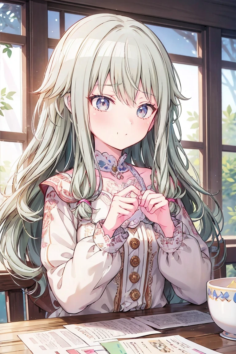 (Tabletop:1.2)、masterpiece、Best image quality、Front facing、Face the camera、Fluffy hair、Delicate eyes、A lovely big smile, 最high quality、girl、1 person、masterpiece, Most detailed, high quality、Shiny Hair、Very fine and beautiful bright eyes、nose blush、Very detailed, clear and beautiful face, Awards, (Anatomically correct)、Reach out