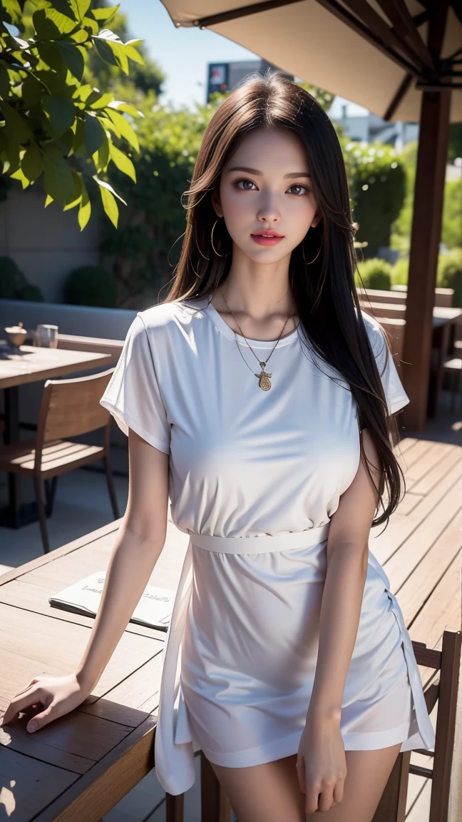 "Full-length photo of a stunning Pakistani model, large breasts, blue eyes, long hair, 20 years old, light skin, long legs, perfect face with high cheekbones dressed in a white shirt and miniskirt and wrap-up sandals, waiting at a table in a Los Angeles cafe, smiling, flirting with the camera, shot in the style of a Victoria's Secret catalogue, 8K, UHD",
"negative_prompt": "(embedding:unaestheticXLv31:0.8), low quality, watermark",
"prompt_expansion": "Full-length photo of a stunning Pakistani model, large breasts, blue eyes, long hair, 20 years old, light skin, long legs, perfect face with high cheekbones dressed in a white shirt and miniskirt and wrap-up sandals, waiting at a table in a Los Angeles cafe, smiling, flirting with the camera, shot in the style of a Victoria's Secret catalogue, 8K, UHD, full color, intricate, elegant, highly detailed, extremely stylish, holy sacred, dramatic deep focus, professional fine detail, bright colors, very, cute, innocent, complex, iconic, romantic, attractive, rational, cinematic, rich artistic atmosphere, enhanced quality, grand peaceful dynamic, symmetry, great balanced, clear, crisp",
"styles": "['Fooocus V2', 'SAI Digital Art']",
"performance": "Speed",
"resolution": "(896, 1152)",
"guidance_scale": 4,
"sharpness": 2,
"adm_guidance": "(1.5, 0.8, 0.3)",
"base_model": "realcartoonXL_v6.safetensors",
"refiner_model": "None",
"refiner_switch": 0.5,
"sampler": "dpmpp_2m_sde_gpu",
"scheduler": "karras",
"seed": "4935727286024235382",
"lora_combined_1": "sd_xl_offset_example-lora_1.0.safetensors : 0.1",
"lora_combined_2": "add-detail-xl.safetensors : 1.0",
"lora_combined_3": "xl_more_art-full_v1.safetensors : 1.0",
"metadata_scheme": "a1111",
"version": "Fooocus v2.3.1"