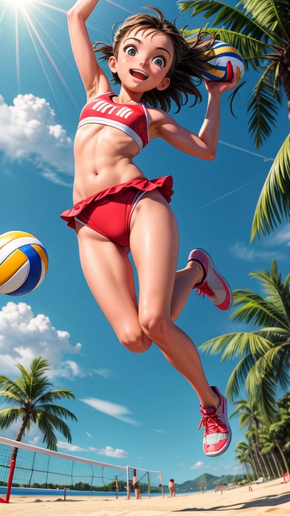 Beach Volleyball、Jumping Serve