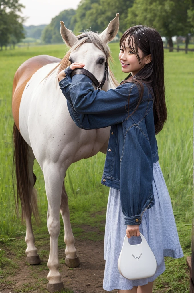 Horse Girl　Rice Shower　cute　Outdoor