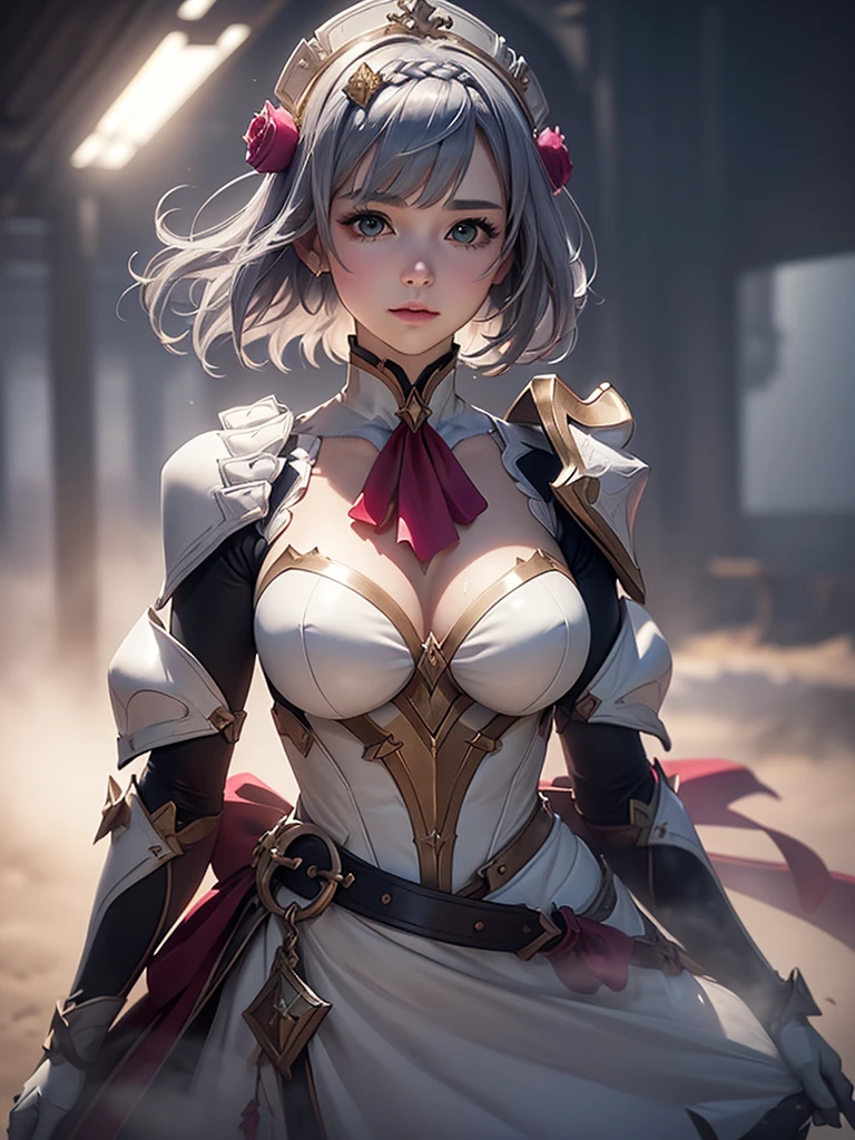 [Noelledef]:1.5,((Masterpiece,of the highest quality,Detailed images,Beautiful images))1.4(noel images、by bob、monstad、The wind blowandoble, Overall bright lighting、backlight、A fantastic atmosphere、thick fog)1.1(Beautiful body lines、beautiful neckline) whole body
