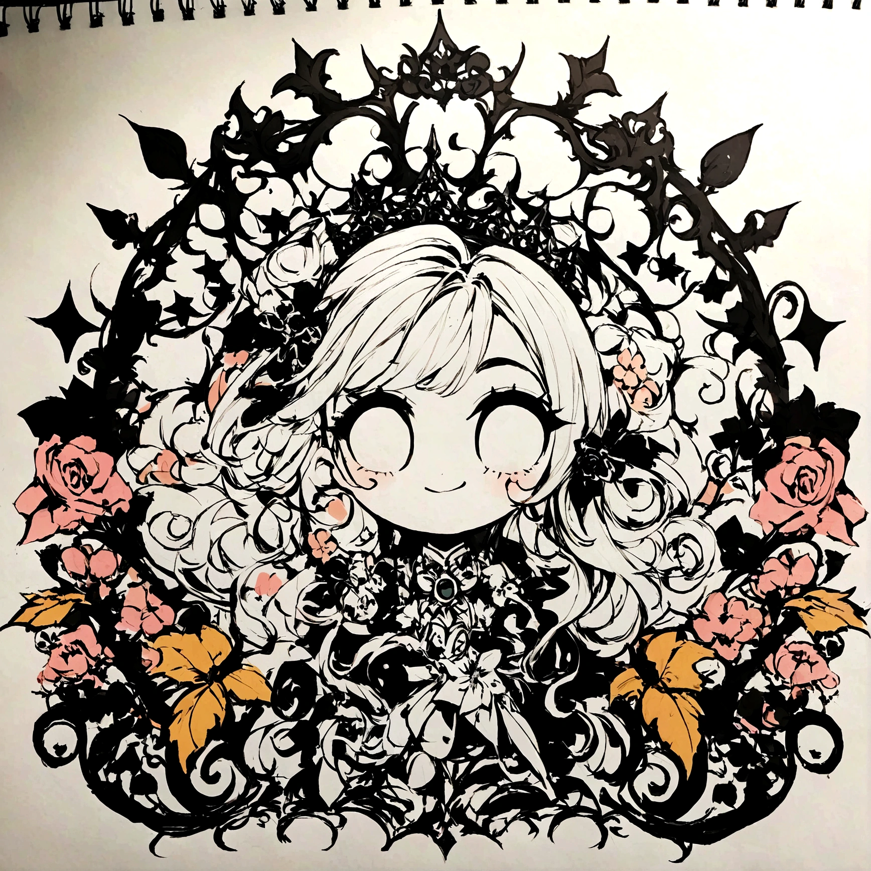 Random Art Drawings,it says "Good morning",Full of creativity and style