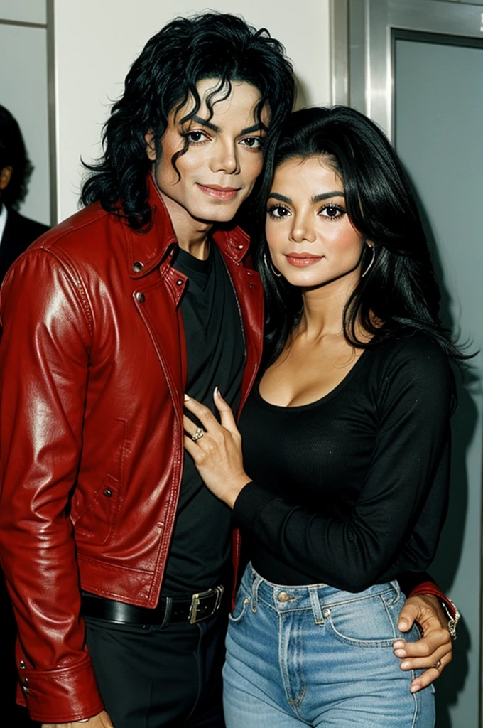 Michael Jackson and a Latina 