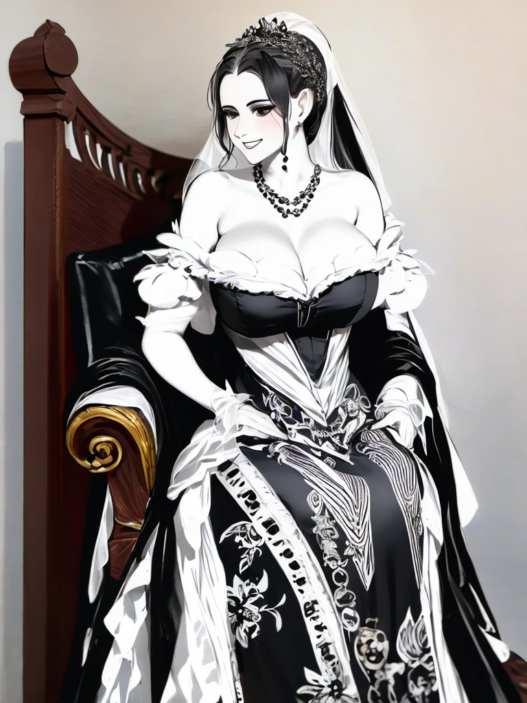a black and white photo of a woman in a fancy dress, early 2 0 th century, in a fancy elaborate dress, black-white retro photo 1910, early 1 9 0 0's, queen margherita of savoy, 1900’s photo”, by Béla Kondor, in costume, 1910 photography, maria fortuny
