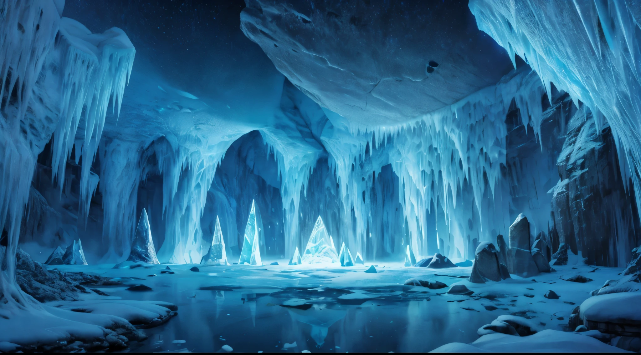 (best quality,4K,8K,high resolution,masterpiece:1.2),Extremely detailed,(Practical,photoPractical,photo-Practical:1.37),Antarctic pyramid structure,technology,Alien Architecture,mystery,Moonlight illuminates,icy landscape,Bleak,sublimation,Otherworldly,Secrets hidden in the ice,Shining Aurora,Unexplored,Overwhelming,Sparkling ice crystals,Steep cliffs,Ice Cave,Reflections on the frozen lake,Unknown Abyss,Crystal formation,The wind whispered,mystery artifacts,Dark Shadows,Distant stars,Powerful energy,Alien Creatures,Prominent geometric pattern,Holographic Display,Advanced Machinery,Language symbols,Overwhelming Awe,Uncovering Secrets,Frozen for thousands of years,magical and technology,Unimaginable knowledge,The unknown power,Stunning beauty,Frozen in time,Old control room,Rediscovering a lost civilization,雄伟而mystery.