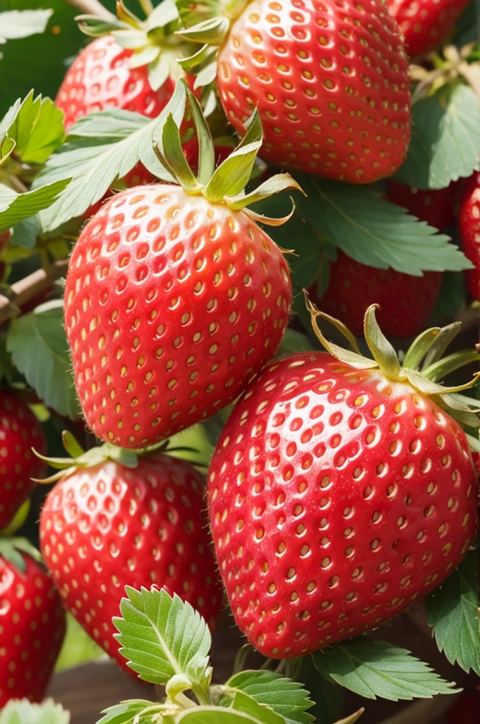 beautiful strawberry fruit