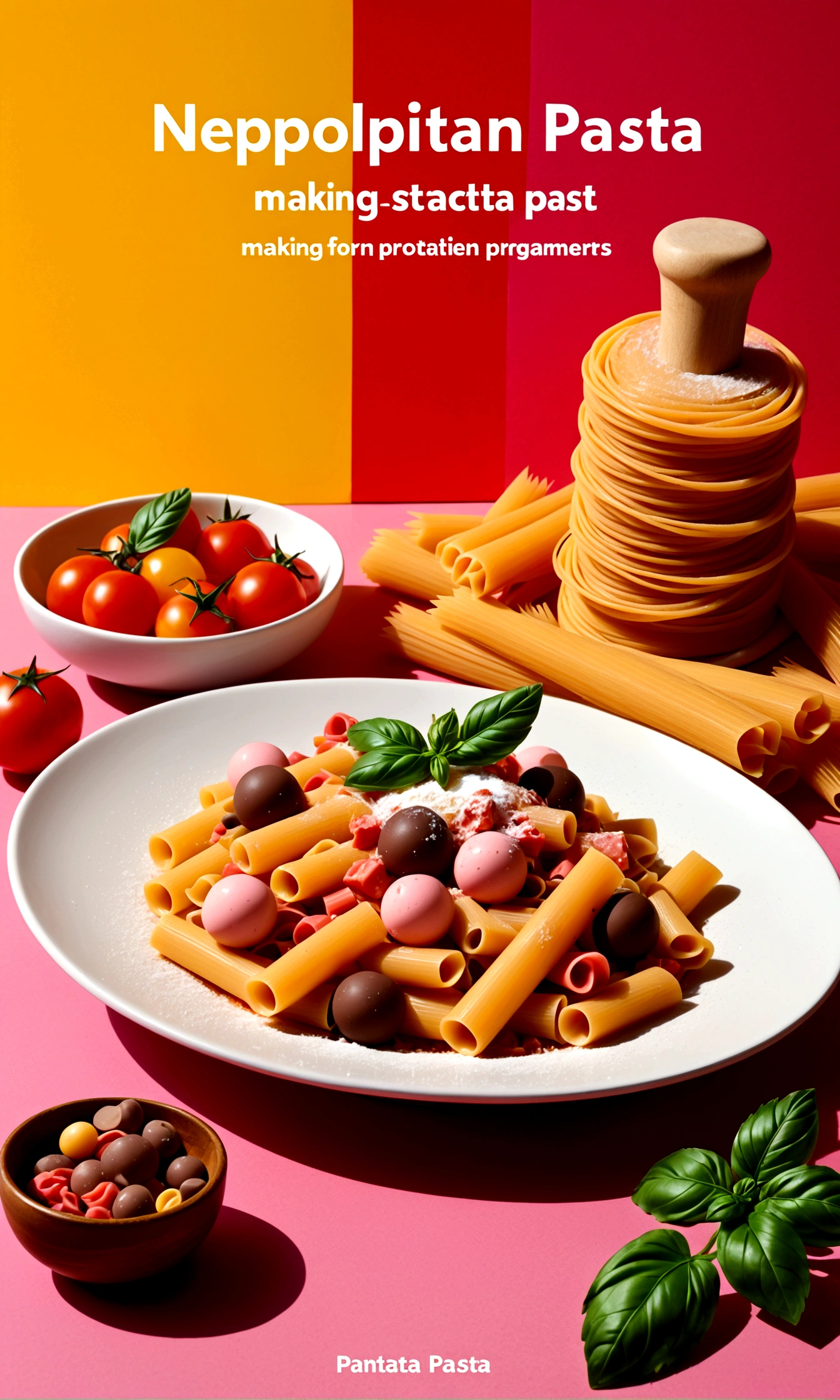 「Detailed explanation - making from scratch - Neapolitan PASTA - a quick pasta for programmers」Book cover
