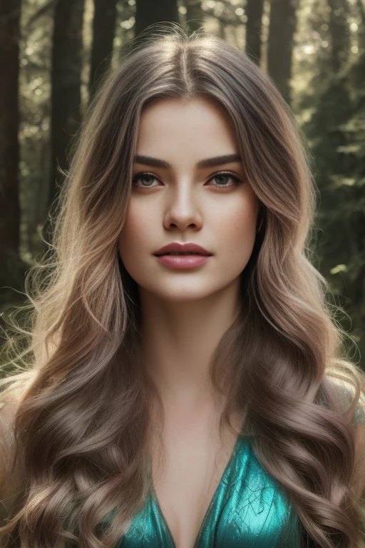 a beautiful sexual fairy, detailed ethereal face, long eyelashes, full lips, delicate skin, flowing hair, , iridescent colors, magical forest background, fantasy landscape, photorealistic, 8k, hyper detailed, cinematic lighting, dramatic shadows, vibrant colors, intricate details, full body
