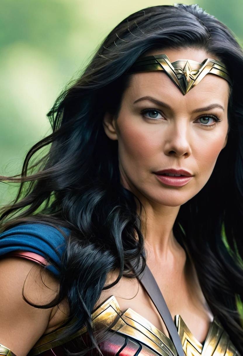(((Extreme Closeup Rebecca Ferguson(((long black hair)))under the mantle of the Amazon warrior Wonder Woman Diaema Wonder Woman frontal images color images Splash))),(((kim basinger))),(((black hair Largo))),(((black hair)))