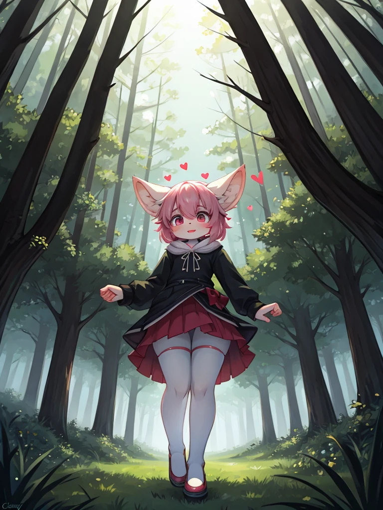 foggy forest , girl , (curtsy) , My heart is pounding , (flush pee:0.9) , (legs apart:0.3)