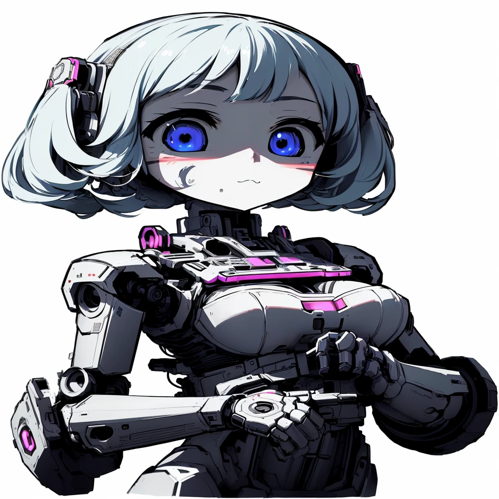 anime Girl with a gun in her hand, fully robot-controlled!! Girl, cute cyborg Girl, Anime-Manga-Robots!! anime Girl, robot Girl, fully robot-controlled!! catGirl, Anime robots mixed with organic, cyberpunk anime Girl mech, cyborg Girl, cyborg - Girl, perfect Anime-Cyborg woman, cyborg merchant Girl, perfect android Girl, Anime-Cyborg, biomechanical oppai, closed eyes