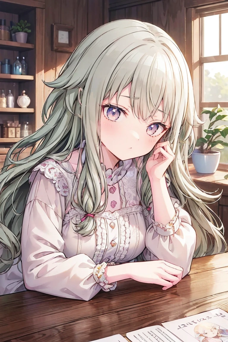 (Tabletop:1.2)、masterpiece、Best image quality、(Front facing)、Face the camera、Fluffy hair、Delicate eyes、A lovely big smile, 最high quality、girl、1 person、masterpiece, Most detailed, high quality、Shiny Hair、Very fine and beautiful bright eyes、nose blush、Very detailed, clear and beautiful face, Awards, (Anatomically correct)、Reach out