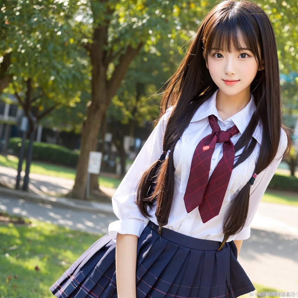 Sexy school girl with big chest