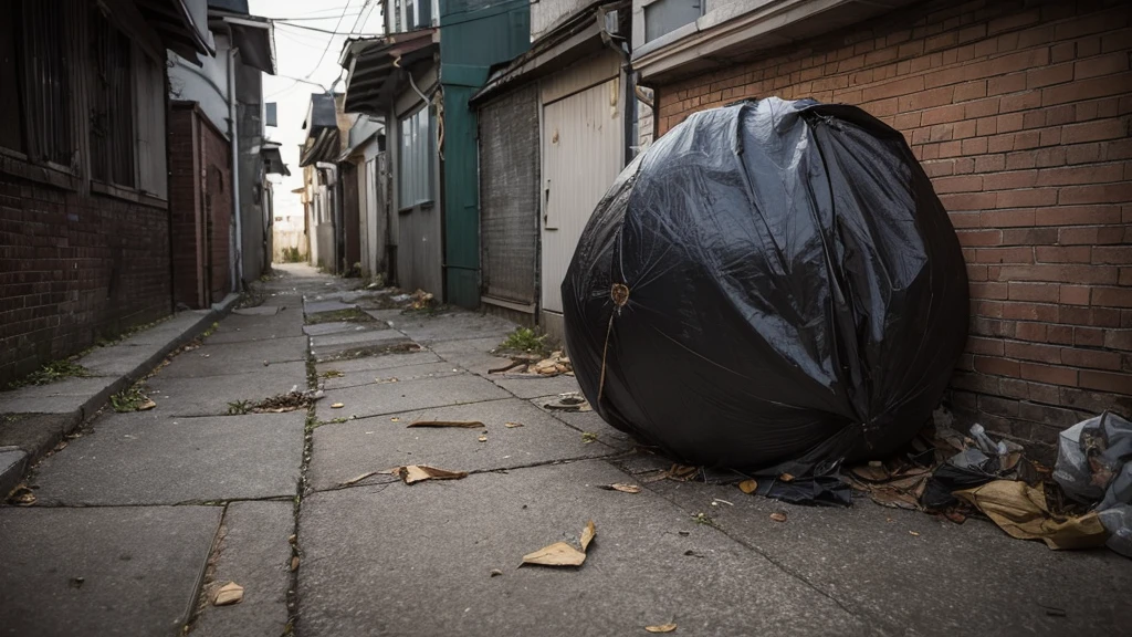 A shapeshifting entity that steals the skin of its victims, assuming their identity. The Skin Thief’s true form is hideous, with deflated, discarded husks of skin lying around. It is in the act of mimicking a new victim in a dark, eerie alley

