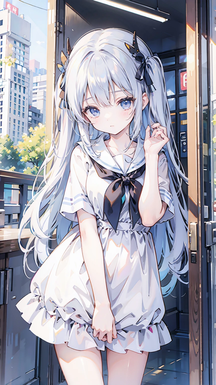Shy girl