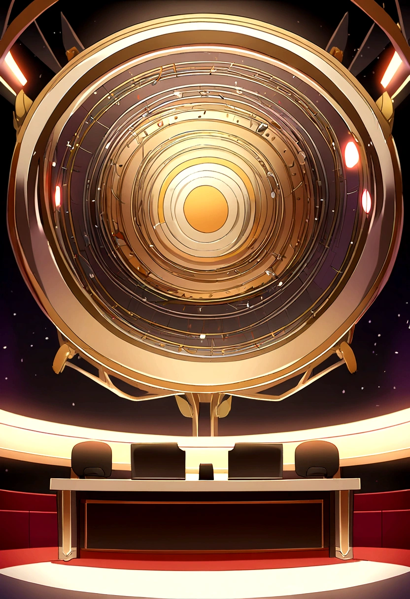 Music bar concert stage scene， no humans，Vector animation scene