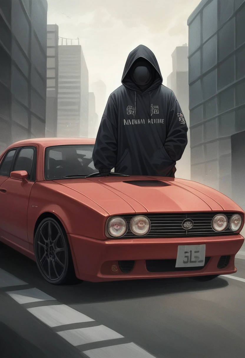 A red car with black rims and a black hood, realistic cars, But 8 6, High Detail, 2k, two, Height Rendering!!, WRX Golf, Full Vehicle, 80s red sports car, Wide body, Frontal full, “Surrealism", Surrealism", Modified, Highly detailed ultra realistic vintage, 1 0 8 0 s, GlowingRunesAI_purple