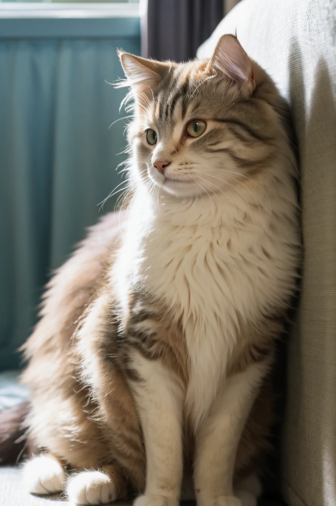 Fluffy cat