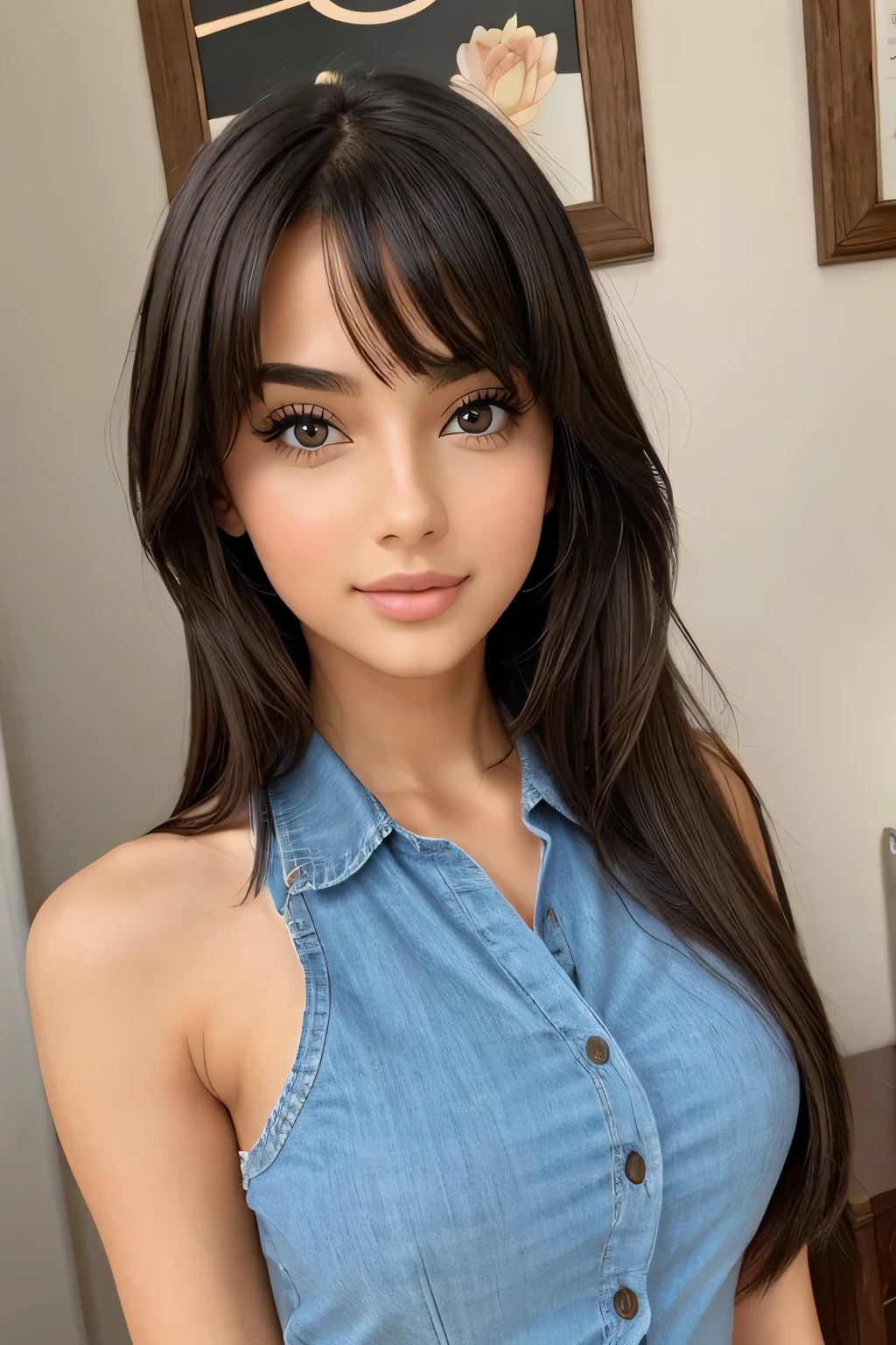 A perfect beautiful stunning cute perfect personality realistic girl