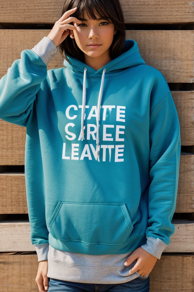 Create a logo that appears on a sweatshirt that says sea
