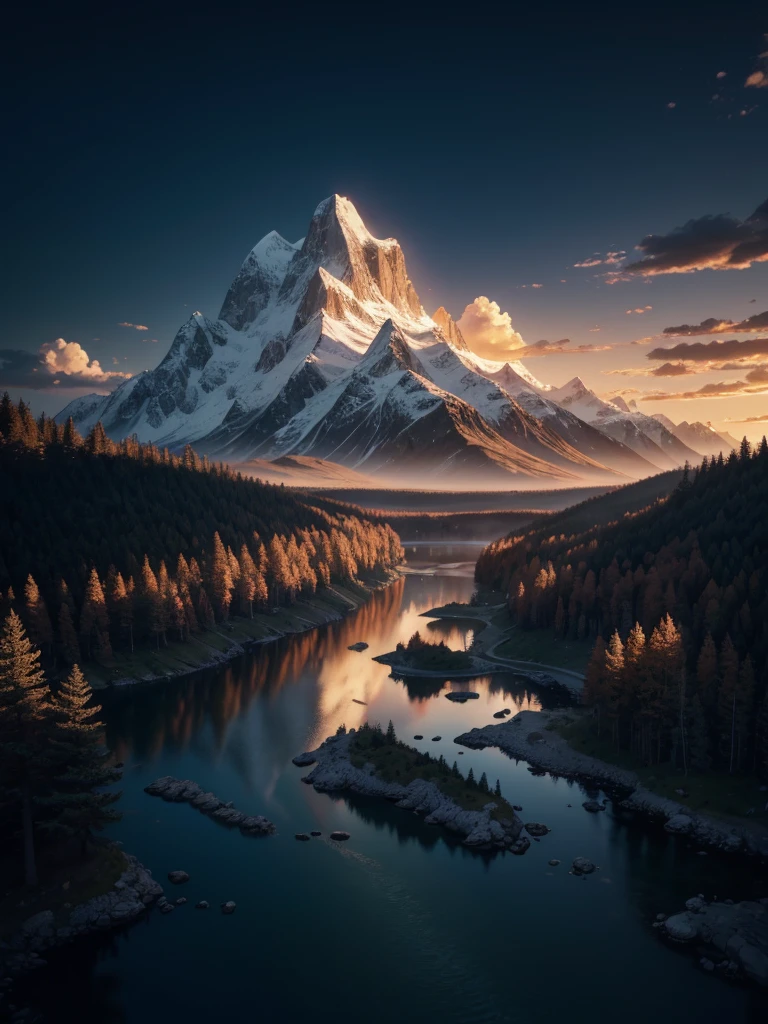 photorealistic landscape, natural landscape, naturey, Beleza Da naturey, Golden Sunset, Sky, Sky Power, Detailed Realistic Sunset, Cedars, Cedar, God's City, Heavens Realm, mountainscape, Great Mountain, Detailed Realistic Mountain, Heavenly Mountain, rivers of water, Sunset realism, Árvores naturey, Alone Men, man on his back, Man's Back, panorama, Alpha Male, Path to Heaven, heavenly, Detailed Realistic Image 8K, 16K Photorealistic Contrast, 8K Photorealistic Sharpness, 4K Photorealistic Cores, 16K Photorealistic Shadows, 8K Photorealistic Textures, 16K Photorealistic Texture, 4K Photorealistic Light, 4K PhotoRealism, FullHD 4K Detailed Contrast, detailed sharpness FullHD 8K, detailed sharpness FullHD 4K, detailed sharpness, 2K Detailed Colors, lifelike colors, FullHD Detailed Shadows, 4K Detailed Textures, detailed texture, padoru, Natural Beauty, chic 