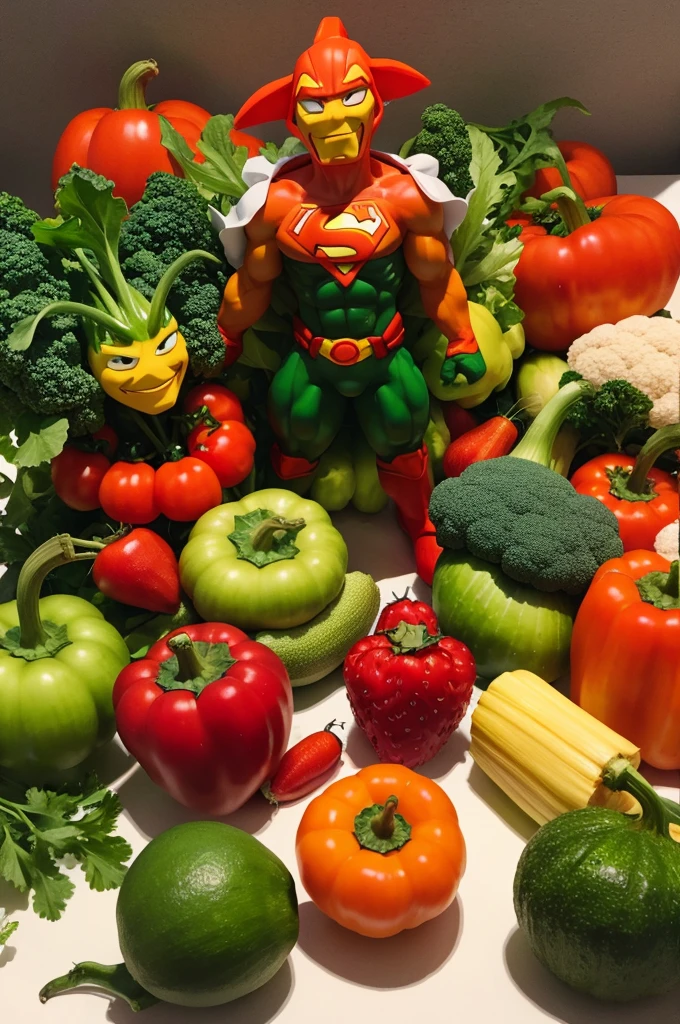 Vegetable Superheroes