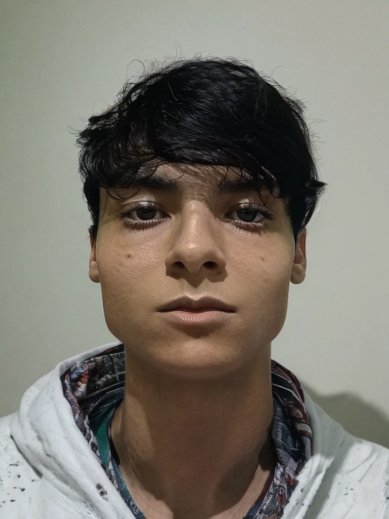 cpchann in the farm, (((Best quality))), High detail, profondeur de champ, Foyer: 1.2, 10-year-old post-apocalyptic boy, tired eyes, Yeux fins, Grands yeux, pyjama, Hair is neglected and matted, La peau est clair, Chambre sombre avec une long couloir derrier, The detailed face and eyes are sad and scared, ((Masterpiece)), (photo realist:1.5), (((high resolution illustration))), (((Extremely detailed))), ombres dramatiques, cinematic
