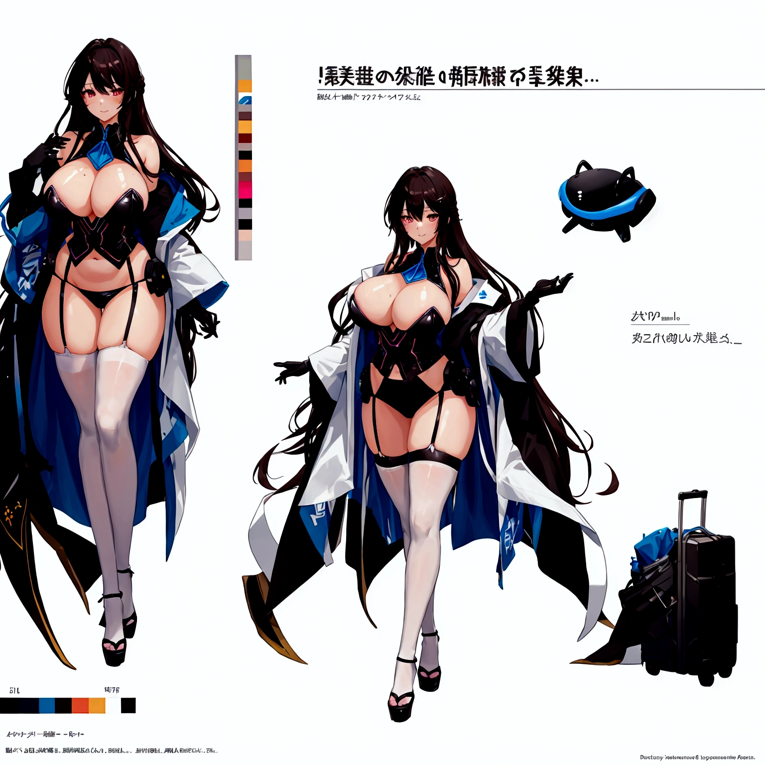 Create an image to advertise a course on using Termux (high power terminal), Make an anime style image and preferably of a girl with a very voluptuous body, sexy and scantily clad