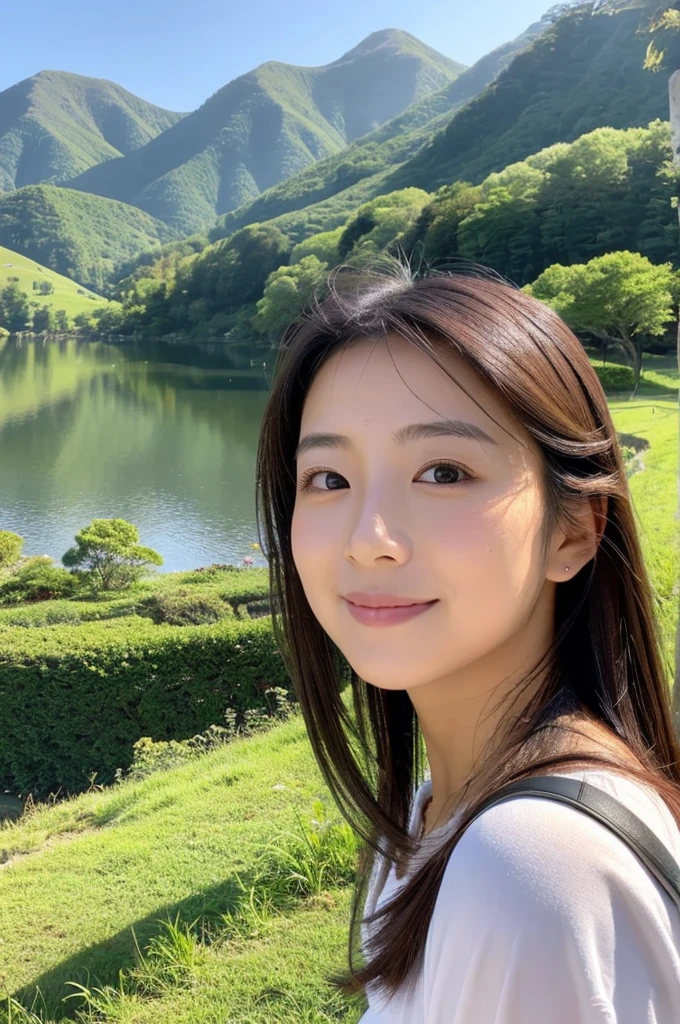 ((Highest quality)), ((masterpiece)), (detailed),Perfect Face,Japanese,landscape,Beauty,cute