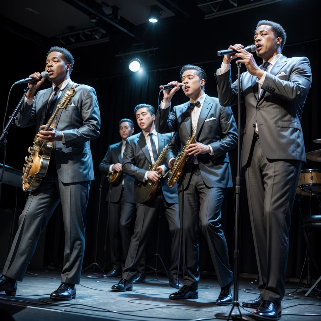 Group men doo wop 50s jazz blues