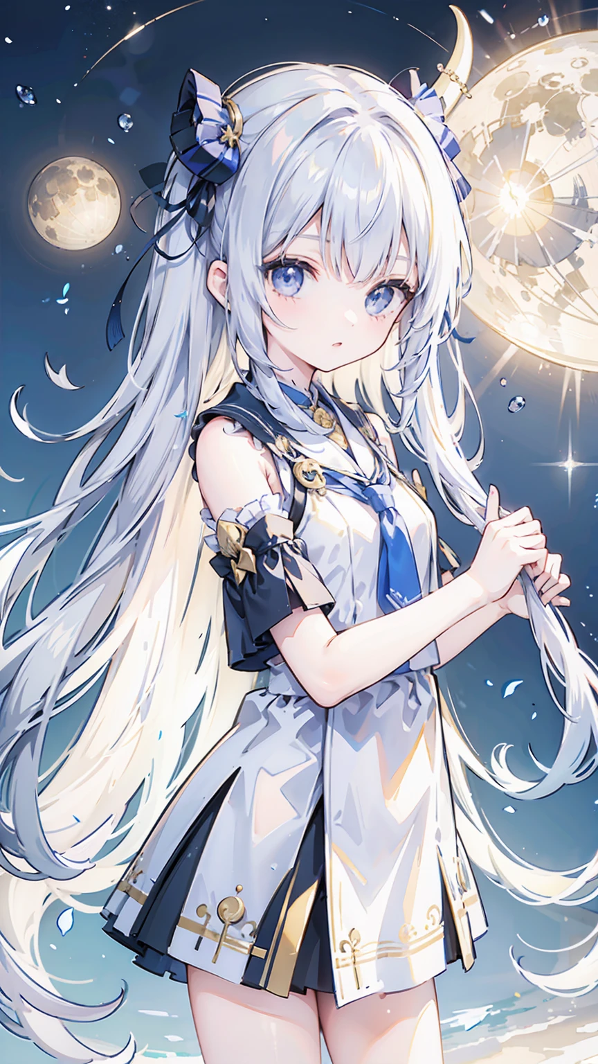 Girl representing the sun、The Girl Who Represents the Moon、Two people